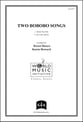Two Bobobo Songs Two-Part choral sheet music cover
